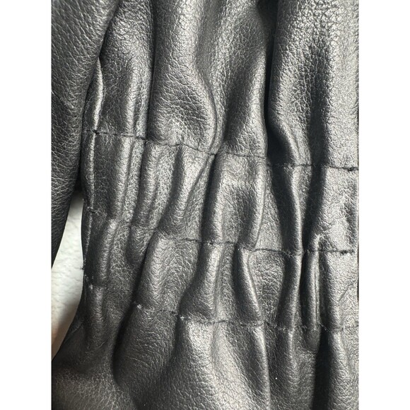 Milwaukee Black Leather Women's L Motorcycle Pocket Jacket With Zip Out Lining - Picture 7 of 16